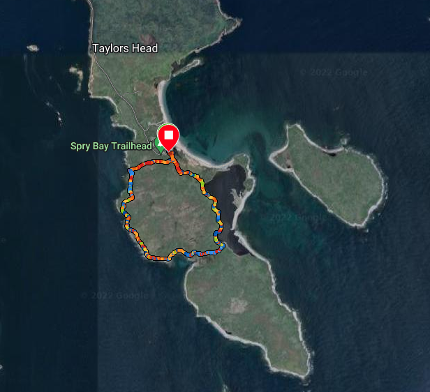 A GPS track from garmin