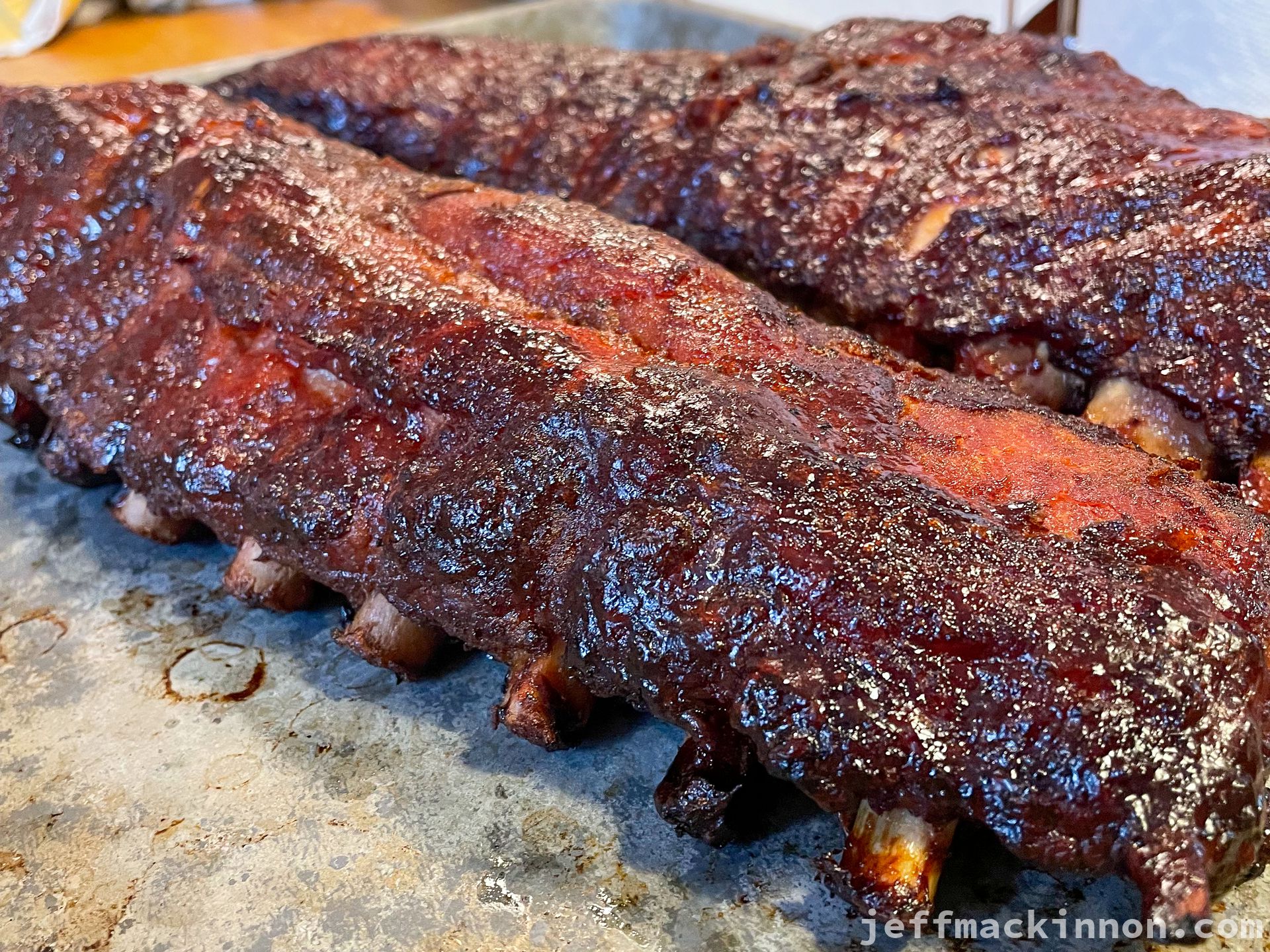 Ready to eat ribs.