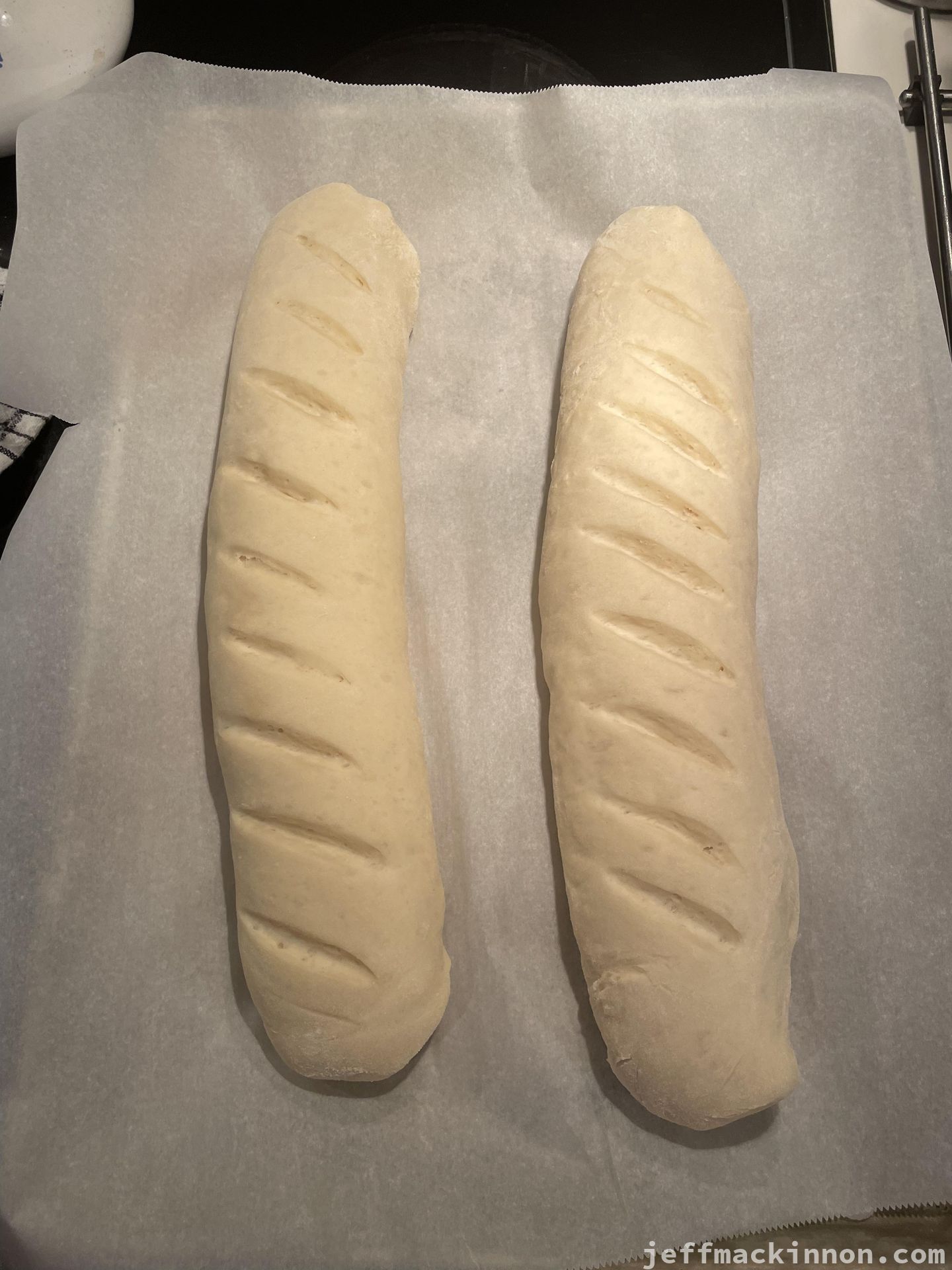 French Bread proofing