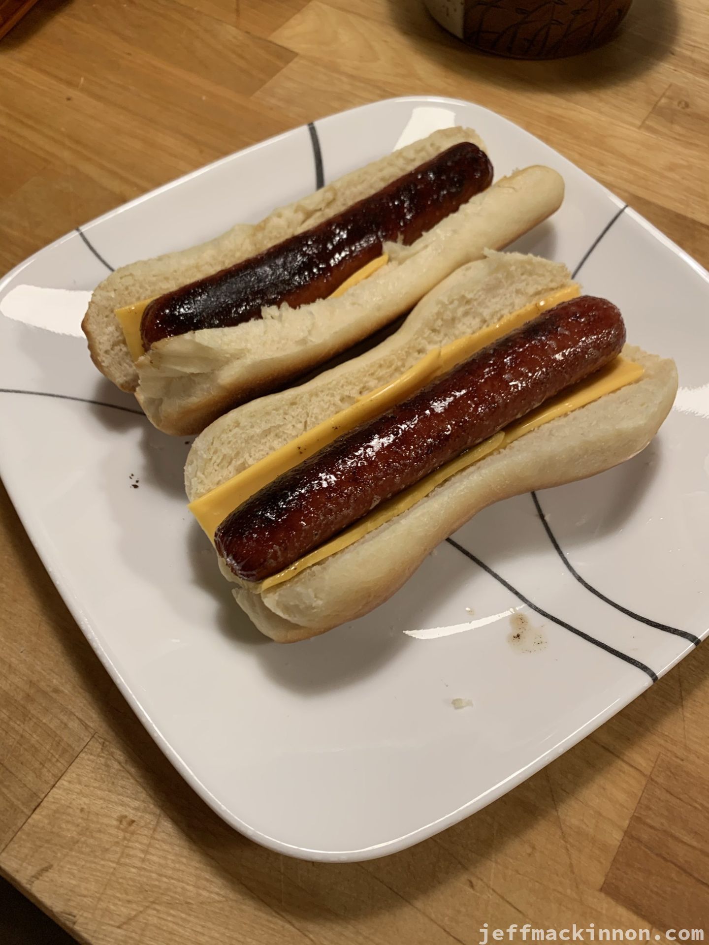 Homemade hot dog buns are key