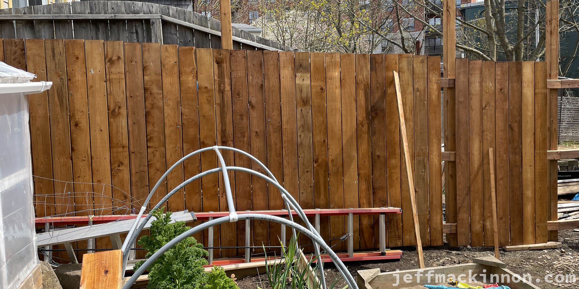 Picture of a new fence