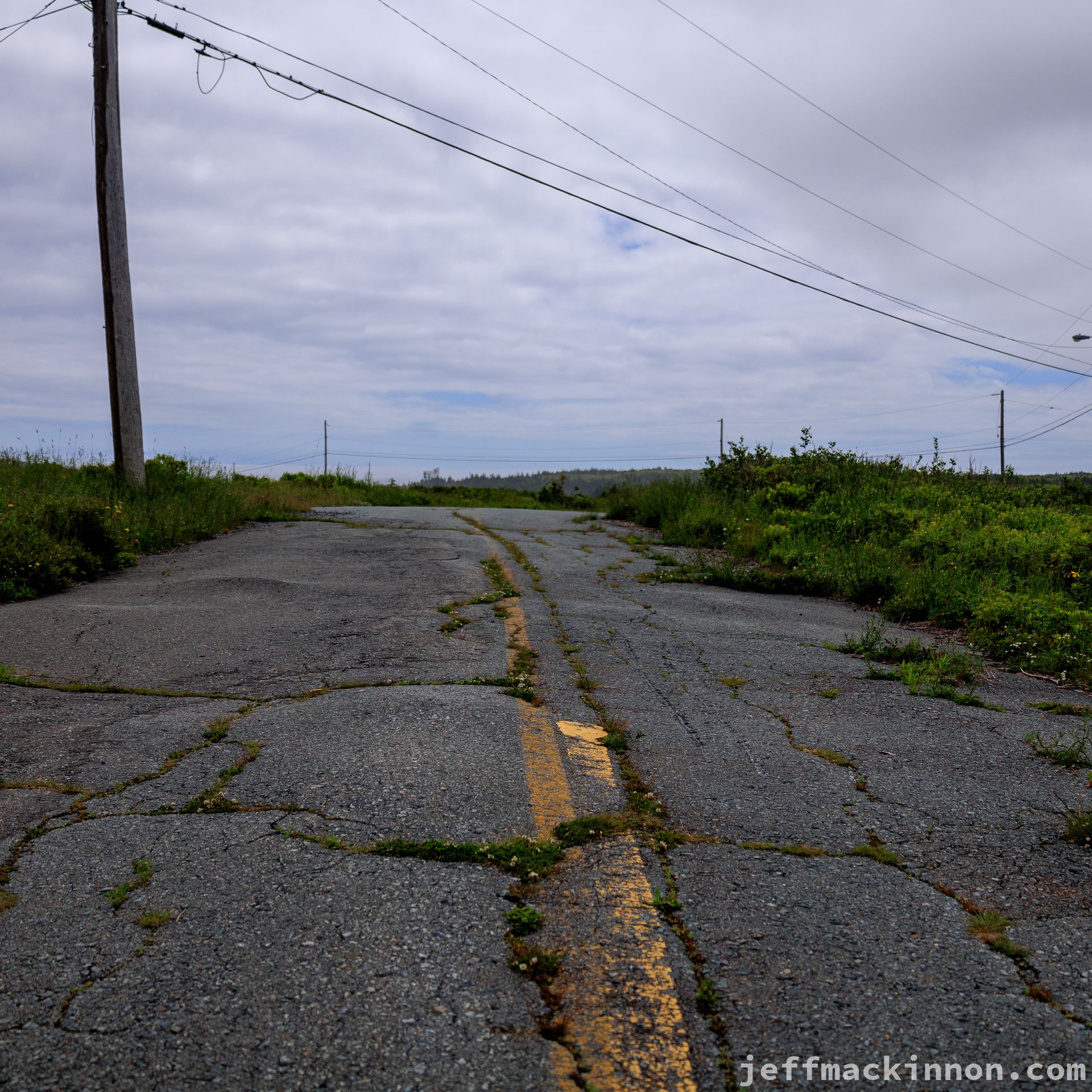 An old paved road