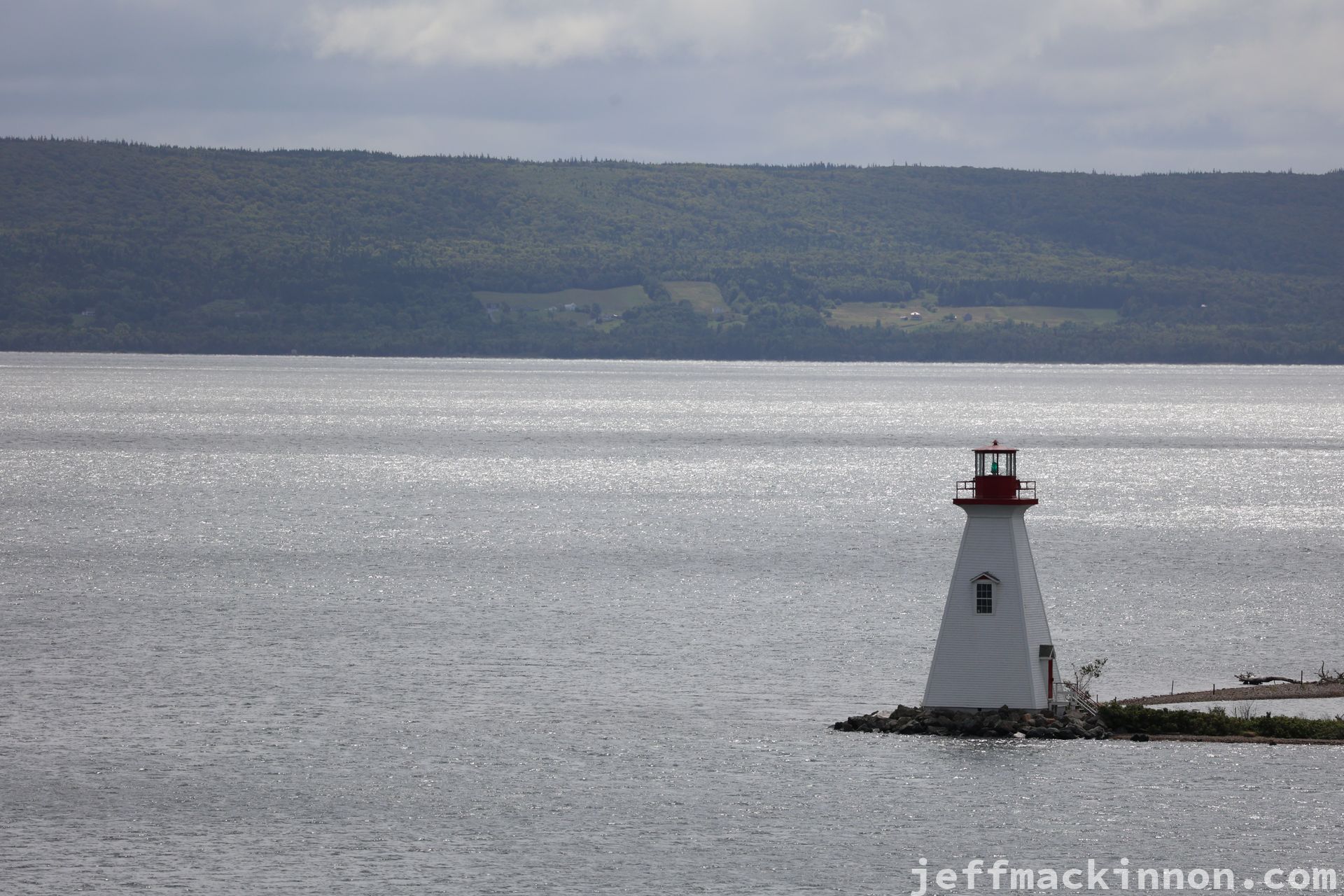 The lighthouse in Baddeck