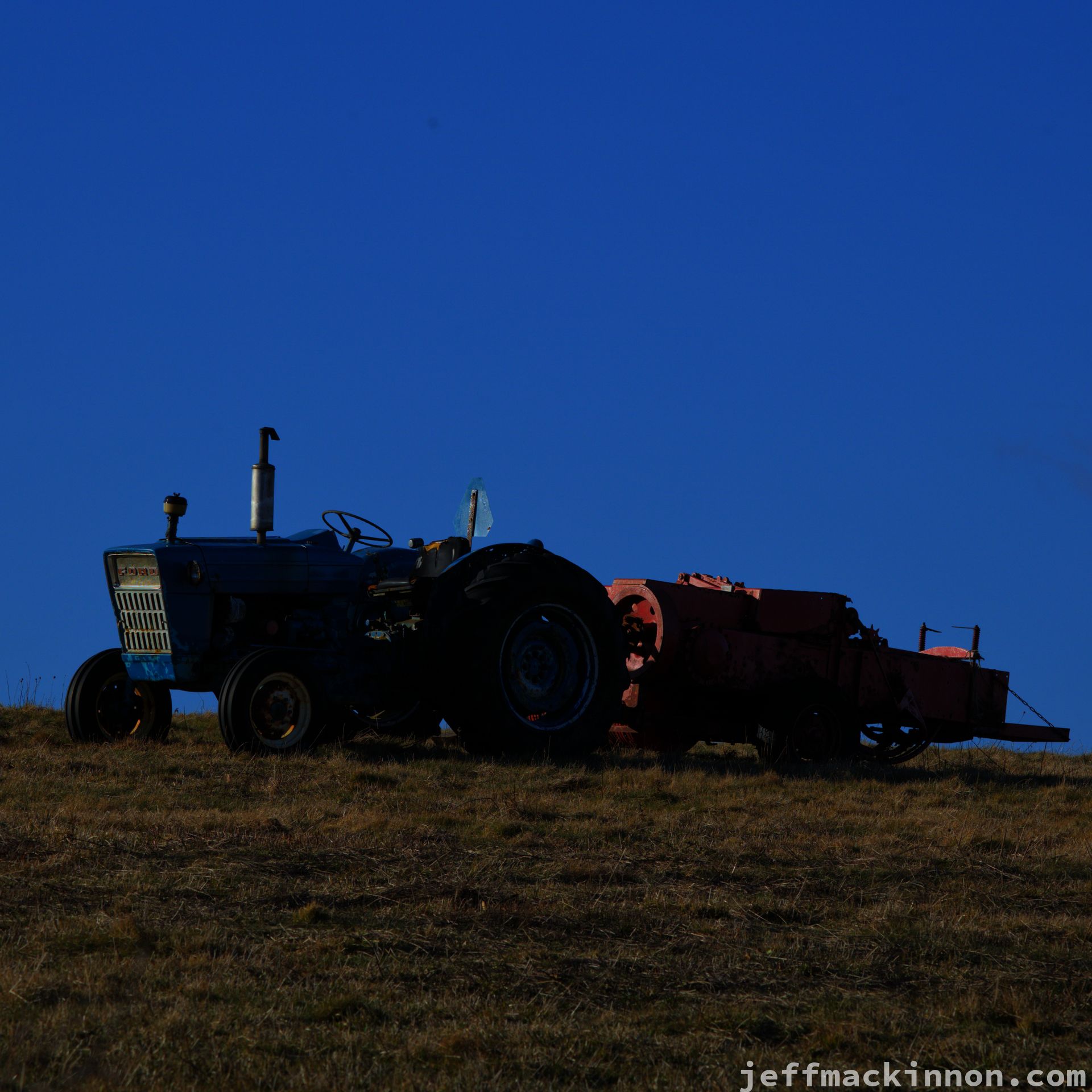 Tractor in a field